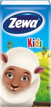 Детские носовые платки Zewa Kids 3 слоя 10шт