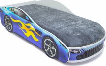 Кровать-машина Бондмобиль, синий