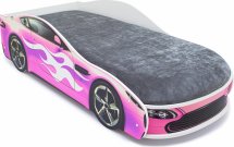 Кровать-машина Бондмобиль, розовый
