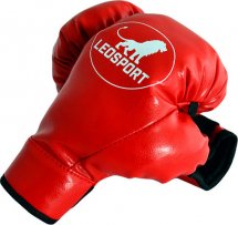 Перчатки боксерские детские  Leosport 4 унции (4oz), красный