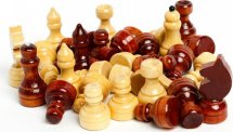 Шахматы Ладья-С обиходные без игрового поля в пакете