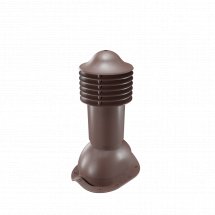 Труба вентиляции/Утепленный выход/для металлочерепицы Монтеррей/коричневый шоколад, RAL8017