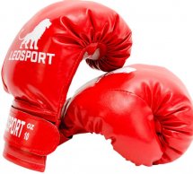 Перчатки боксерские Leosport Классика на липучке 8 унций, красный