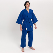 Кимоно для кудо Leomik Training синее, размер 42, рост 155 см