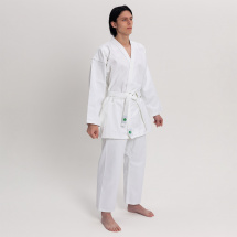 Кимоно для рукопашного боя Leomik Training белое, размер 38, рост 145 см