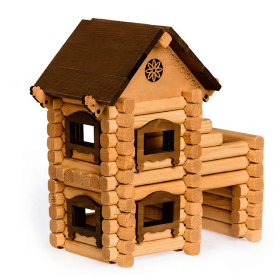 Деревянный конструктор дом из бревен ссср